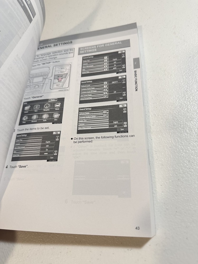 Toyota Prius V Navigation System Owner's Manual 2012
