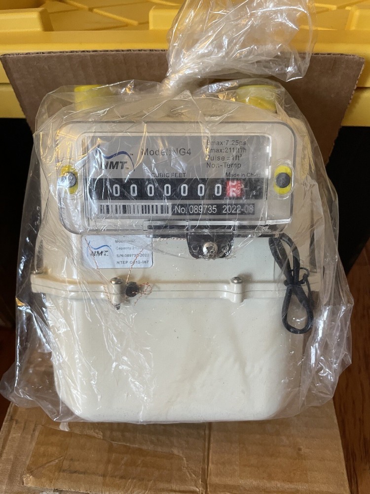 NMT NG4 200 CFH Diaphragm Gas Meter Pulse Output