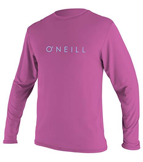 O'Neill Youth Basic UPF 30+ LS Sun Shirt (12) Fox Pink