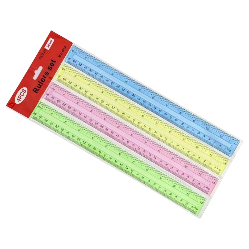 Clear Rulers Drawing Ruler Math Ruler Measuring Ruler Measuring Tool for Drawing