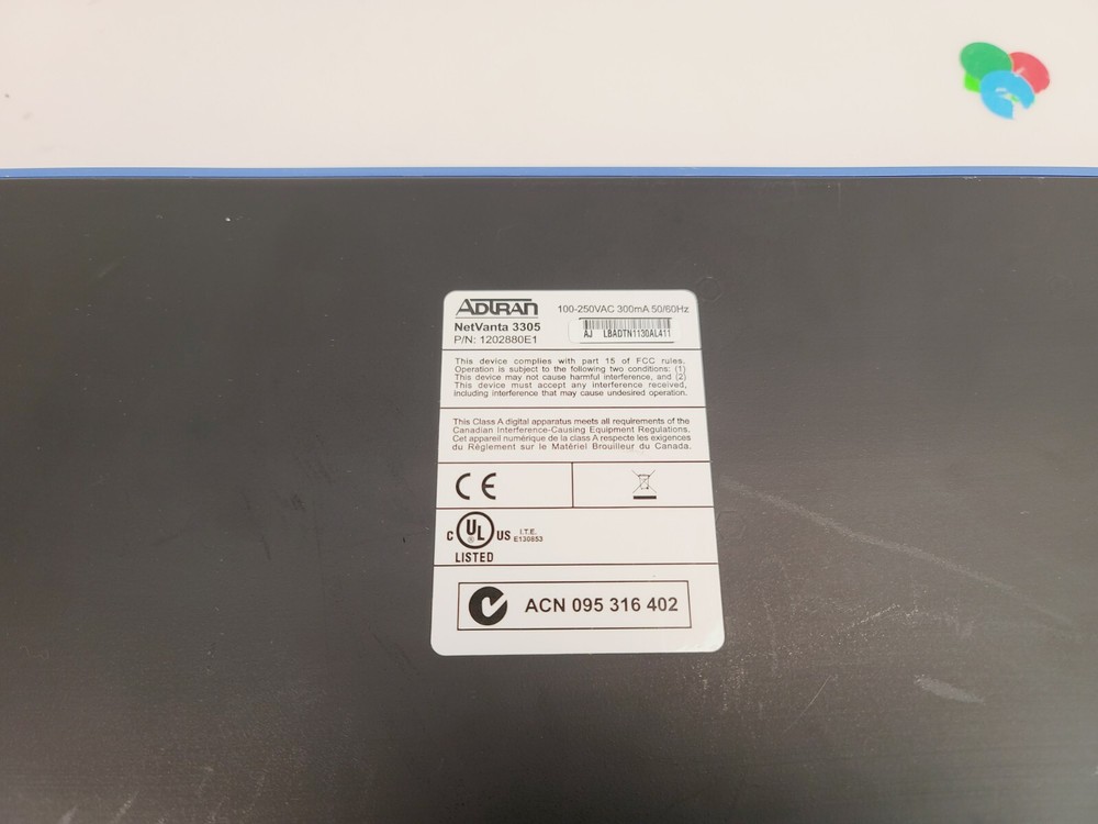 ADTRAN NETVANTA 3305 Modular Access Ethernet Router