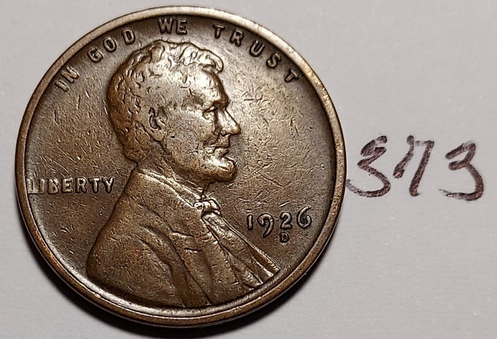 1926-D Lincoln Wheat Cent    #373