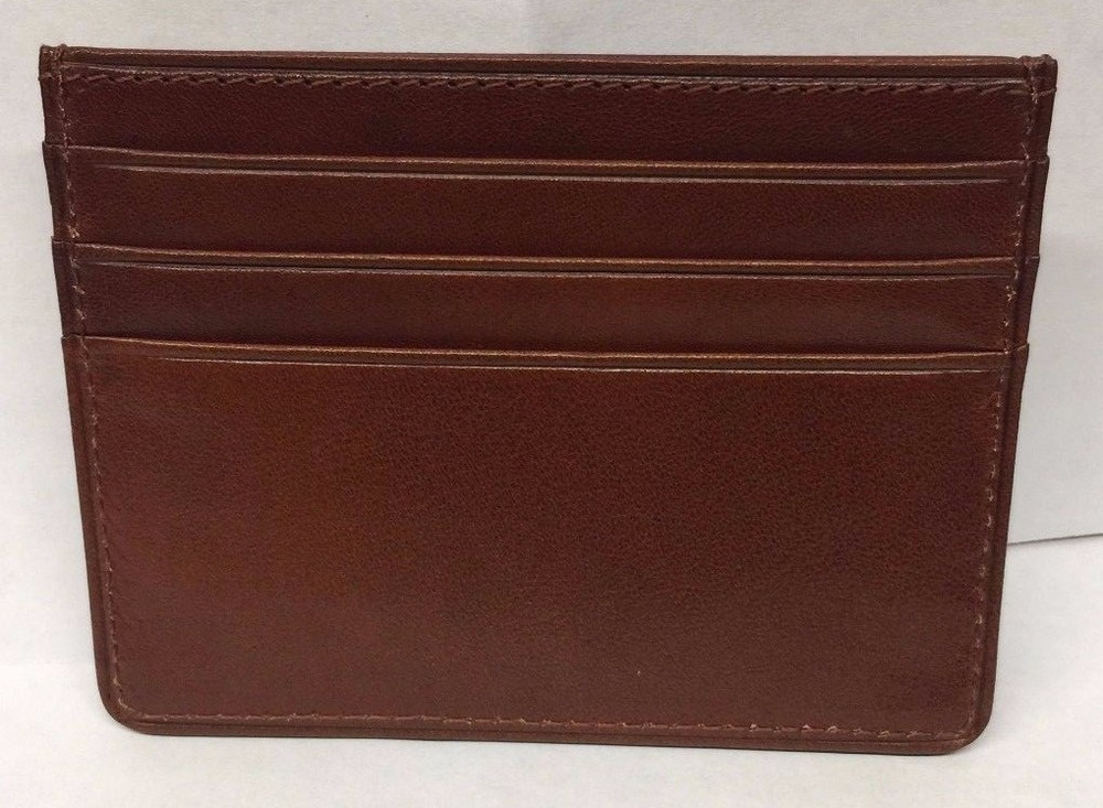 Osgoode Marley Sienna RFID Blocking Card Stack Flat Credit Card Case Holder 1133