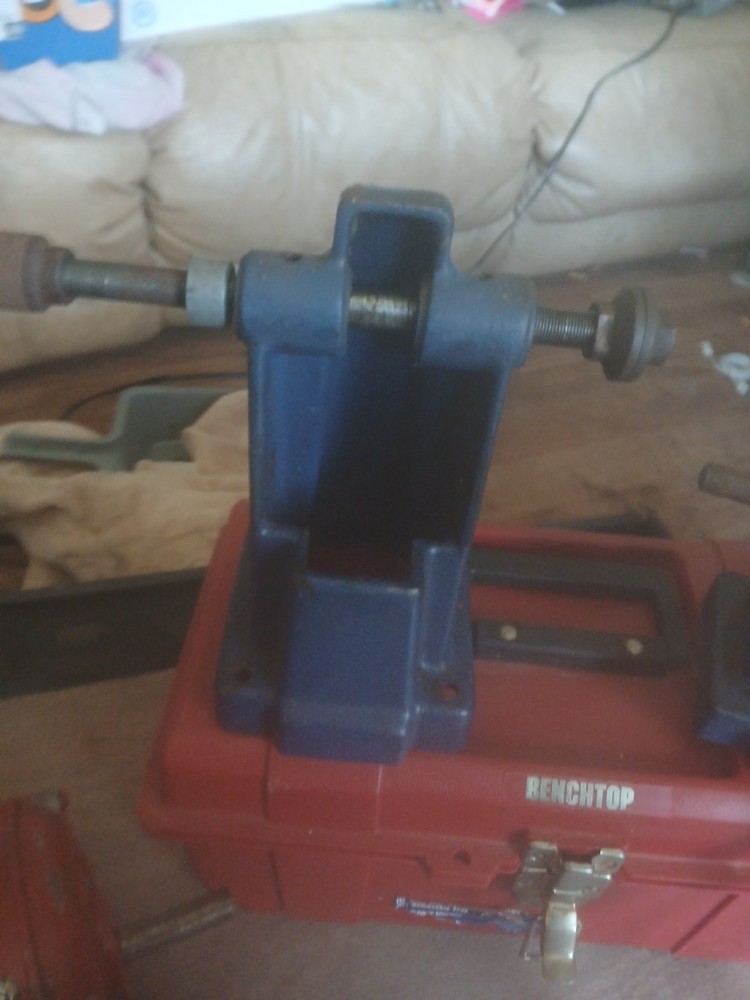 Bench Top Belt Sander w Motor + Vise Bundle Workshop Tools Tested/Untested