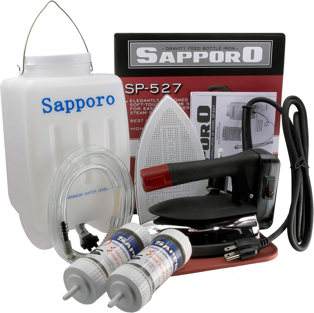 Sapporo Gravity Feed Bottle Steam Iron Kit - Includes SP527 Gravity Feed Bottle