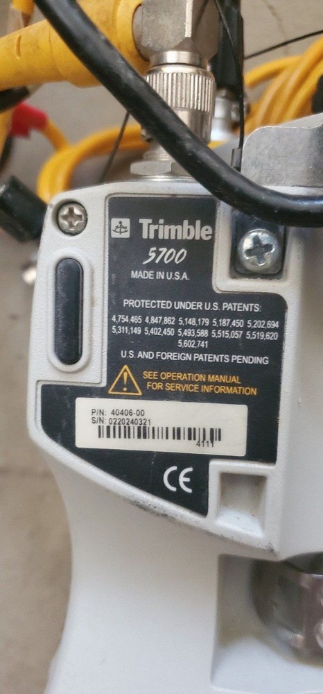 Trimble 5700 GPS Receiver 40406-46 Survey Tools