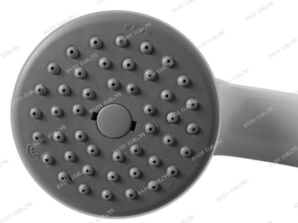 Maya White Shower Head with 1 Jet +Easy Clean System