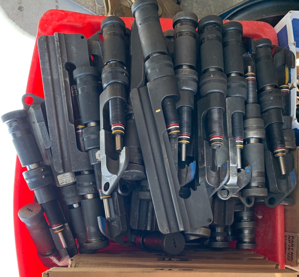 5 BRAND NEW 7 inch lined stringing blocks