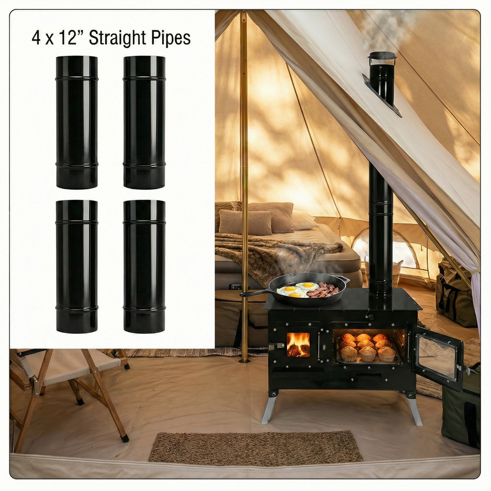 Bundle: Trailblazer" Cookstove + 4 Extra Straight Pipes