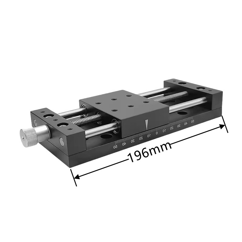 X - Axis 80A-DB100 Manual Linear Stage Translation Displacement Platform 80x60mm