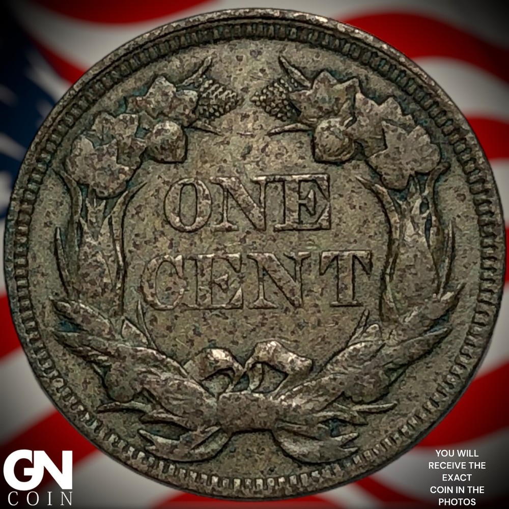 1857 Flying Eagle Cent Penny X9824