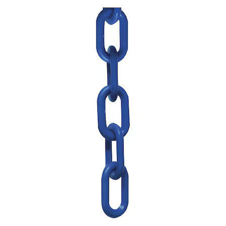 Plastic Chain, Blue, 25 Ft Length, Gloss, 30006-25