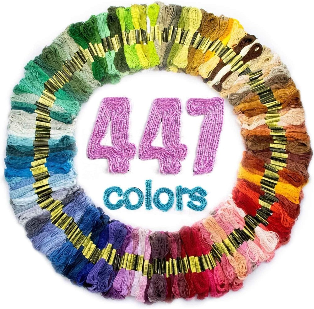 447 Colors Friendship Bracelet String Set