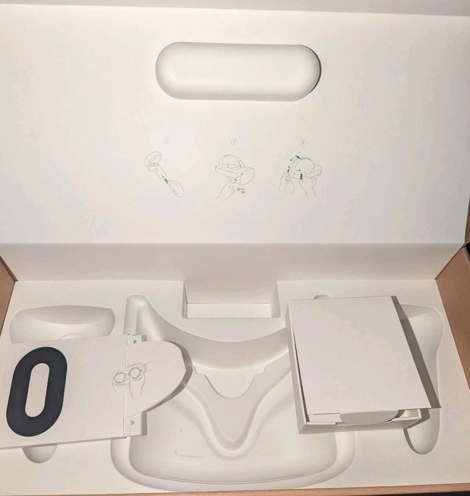 Oculus Meta Quest 2 - EMPTY BOX ONLY With Guide MQ2 Metaquest2 BOX ONLY!