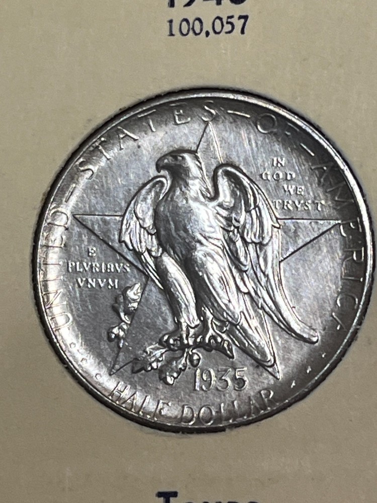 1935-D Texas Commemorative Half Dollar