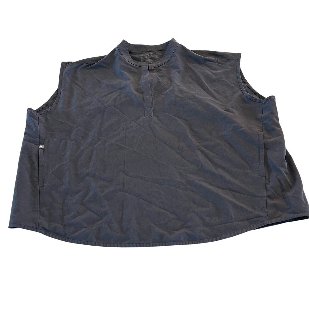 FIGS Rafaela Scrub Top Gray Size 4XL