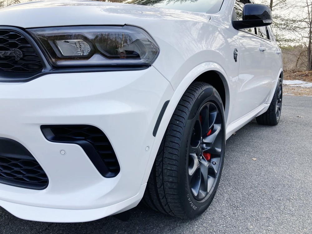 Smoked Lens White Full LED Front Bumper Side Marker Lights For Dodge 21+ Durango