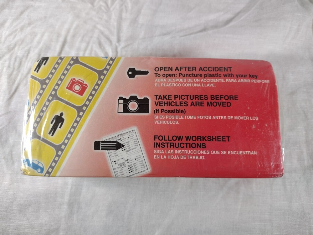 Rare - Accident Photo Camera Kit Pack - Camera Worksheet & Pencil