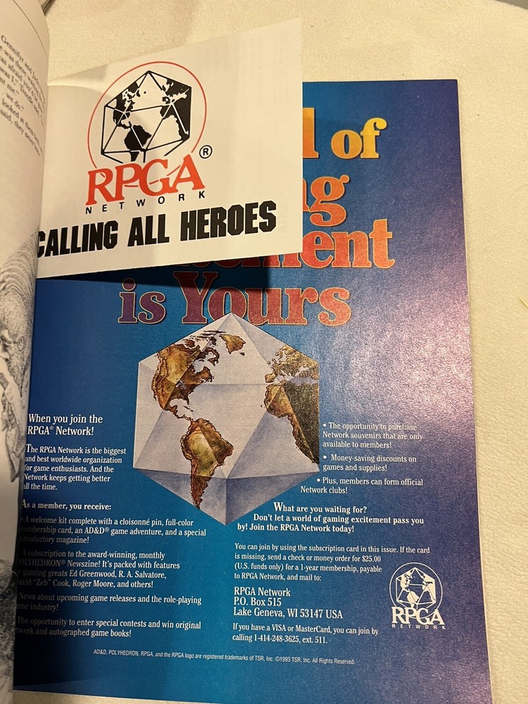 TSR Dragon Magazine # 209 Excellent Condition