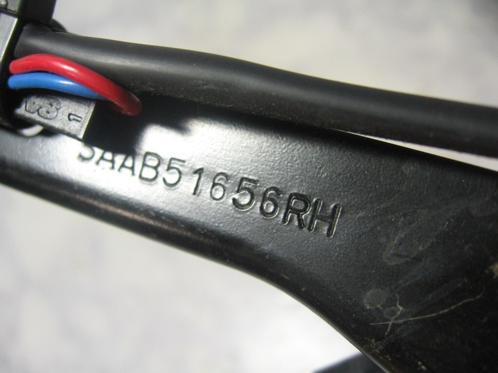 99-03 Saab 9-3 Convertible Tonneau Flap cable bracket & Micro switch RIGHT side