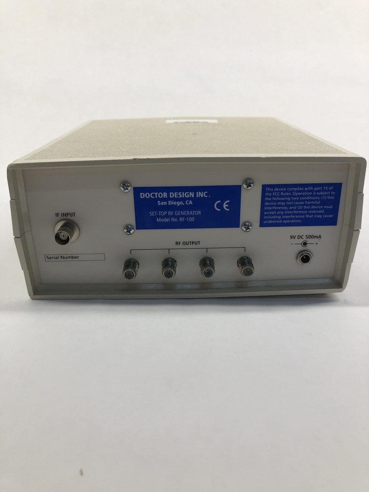 Doctor Design Set-Top RF Generator - RF-100