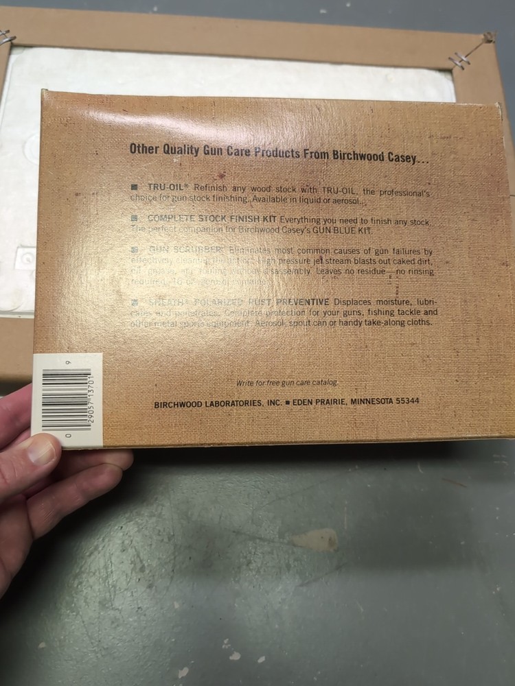 Birchwood Casey Complete Perma Blue Gun Blue Kit- New Open Box