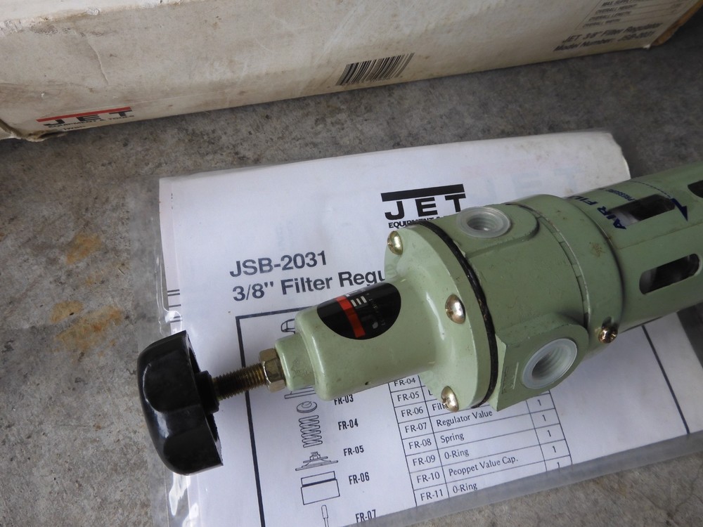 JET FILTER AIR REGULATOR 3/8" NPT MODEL JSB 2031