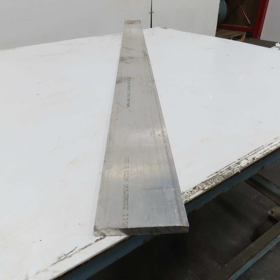 1/2" x 4" Solid Aluminum 6061 Flat Stock 62" Length