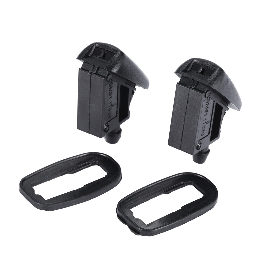 2Pcs Front Windshield Wiper Washer Jet Nozzle For Ford Focus MK 2 2004-2011