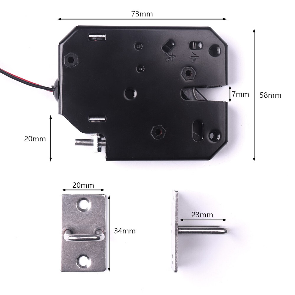 12V K01 Electromagnetic Security Electric Magnetic Lock Door Access Control Lock