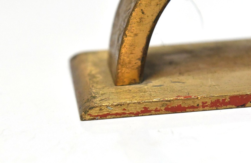 VINTAGE LARGE INDUSTRIAL BRASS DOOR PULL HANDLE