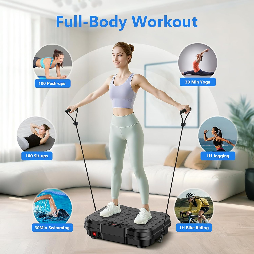 Vibration Exercise Plate for Full Body Workout, Shake Plate, Home Use