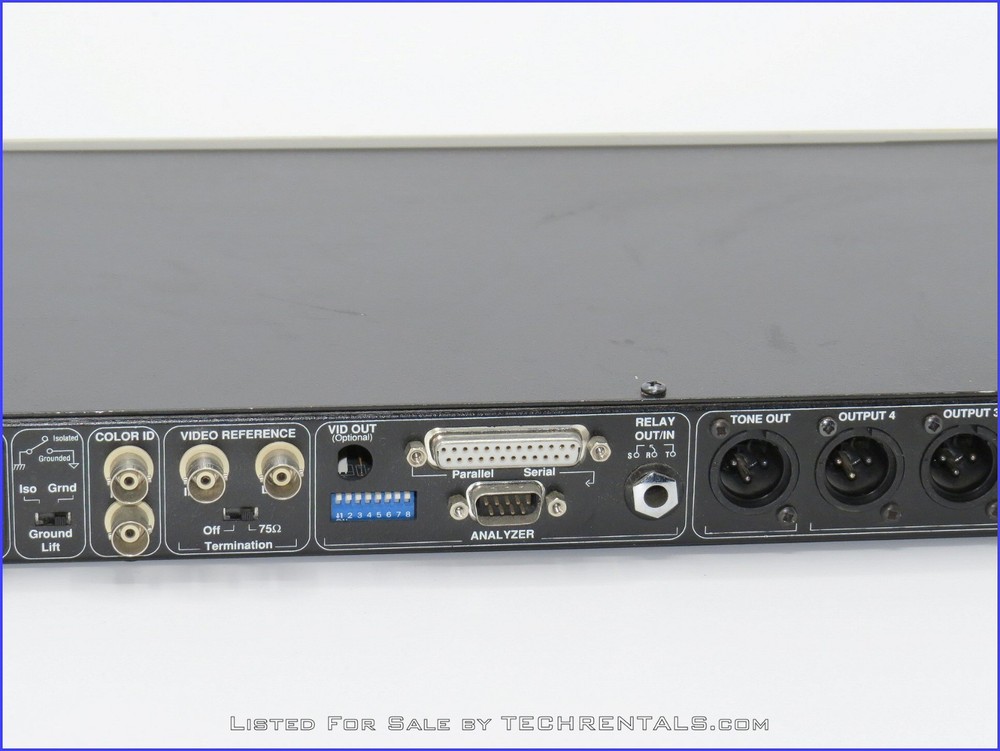 BRAINSTORM ELECTRONICS SR-15+ TIME CODE DISTRIPALYZER + PREWIRED XLR RACK PANEL!