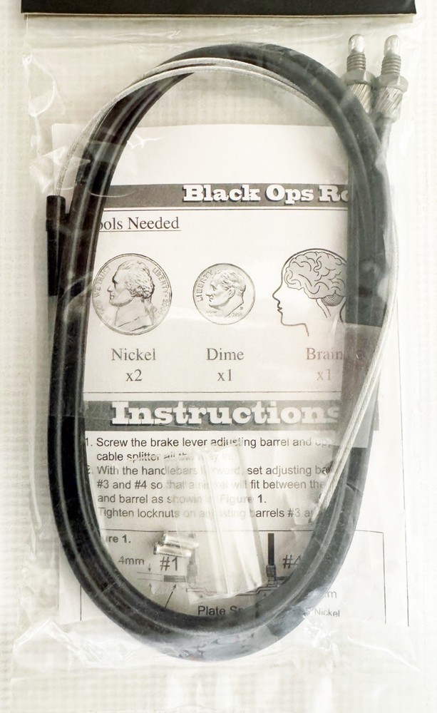 Black Ops Lower Dual Detangler Rotor Cable, Black
