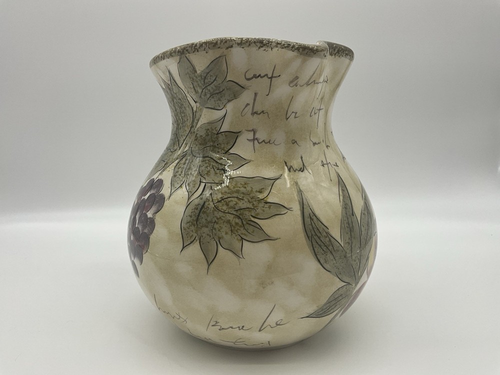 Tabletops Unlimited Barth & Dreyfuss Sorento Pattern Pitcher Olive Grove Pattern