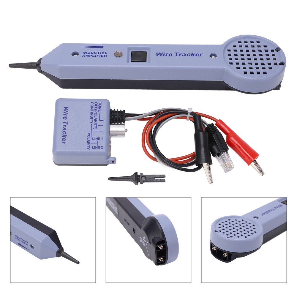 Network Cable Tracing Tester Kit Audio Adjustable Induction Amplifier Cable Tone