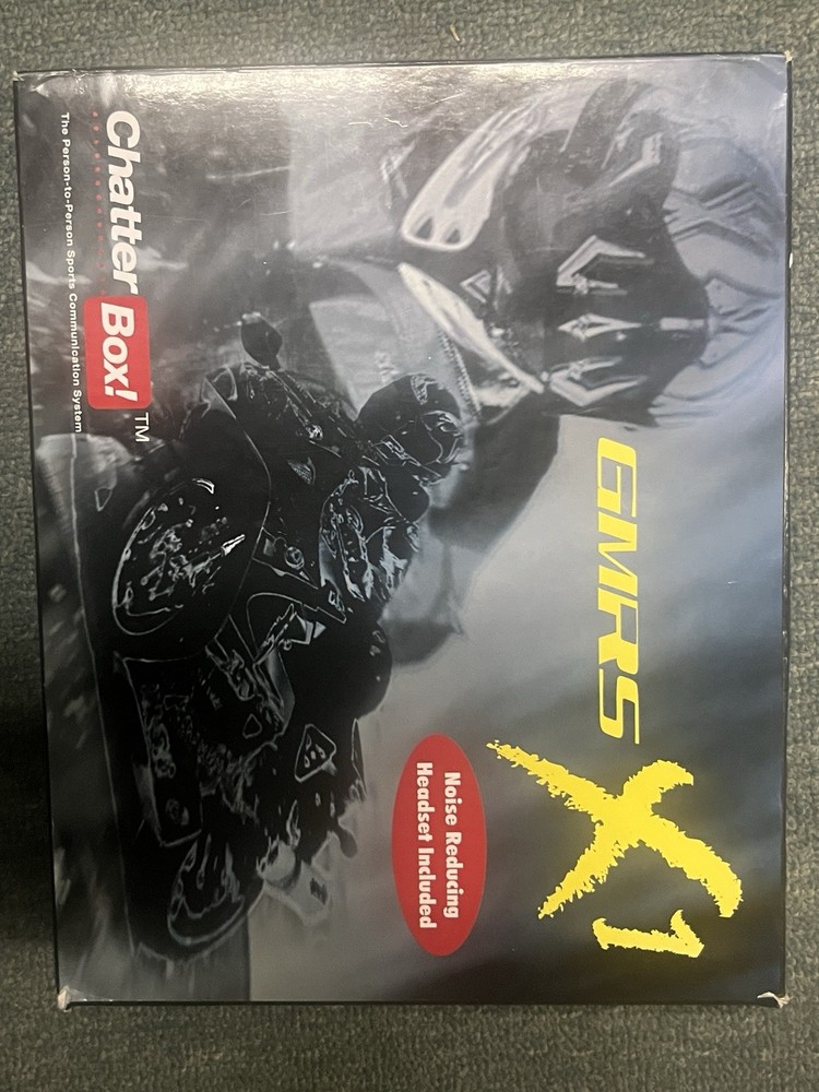 Chatterbox GMRS X1 Transmitter Communication Head, Open Face For Motorcycles