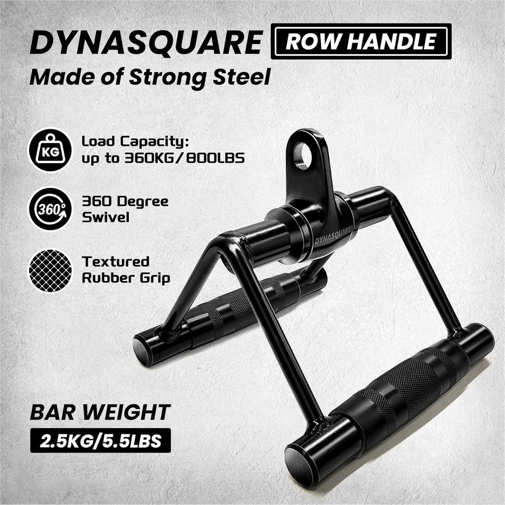 Heavy Duty Cable Machine Attachments Combo - Solid Steel LAT Set