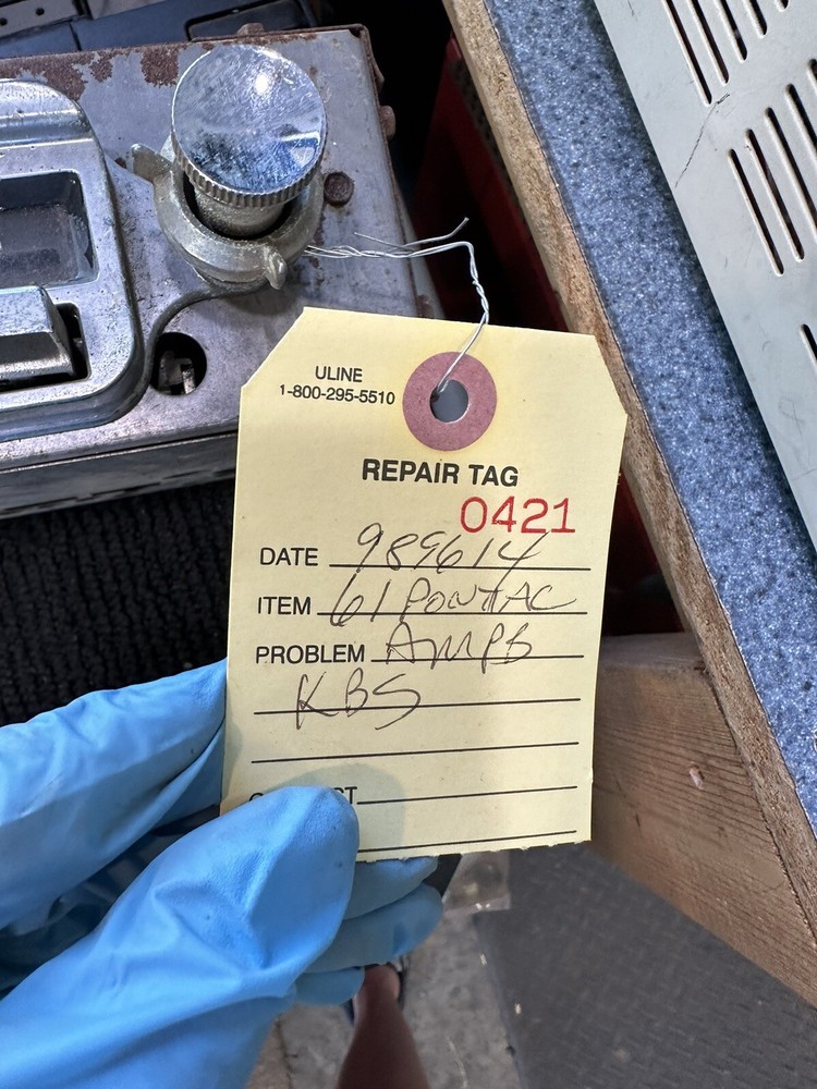 1961 Pontiac AM Pushbutton Radio With Knobs