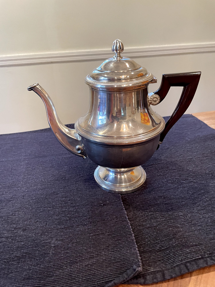 French Antique Silver Coffee and Tea Set
