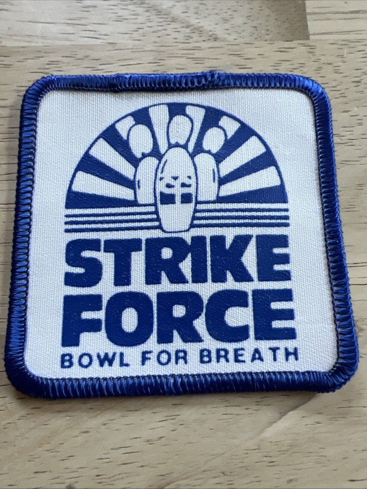 Vintage STRIKE FORCE BOWL FOR LIFE PATCH