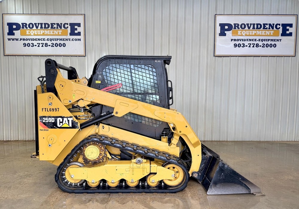 2015 CATERPILLAR 259D STANDARD FLOW CAB TRACK SKID STEER LOADER