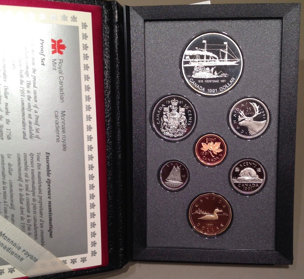 1991 Double Dollar Proof Set