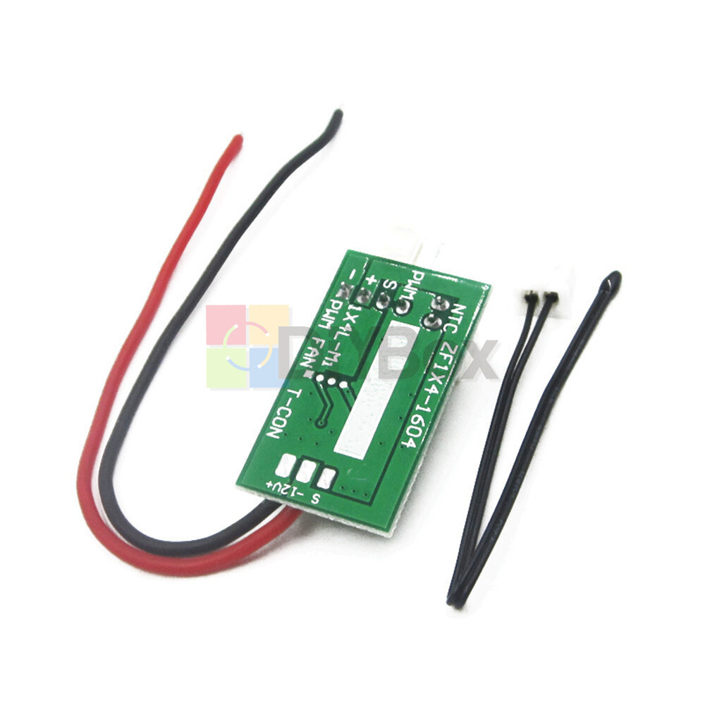 DC 12V 4-Wire PWM Fan Temperature Controller Speed Governor Board Module