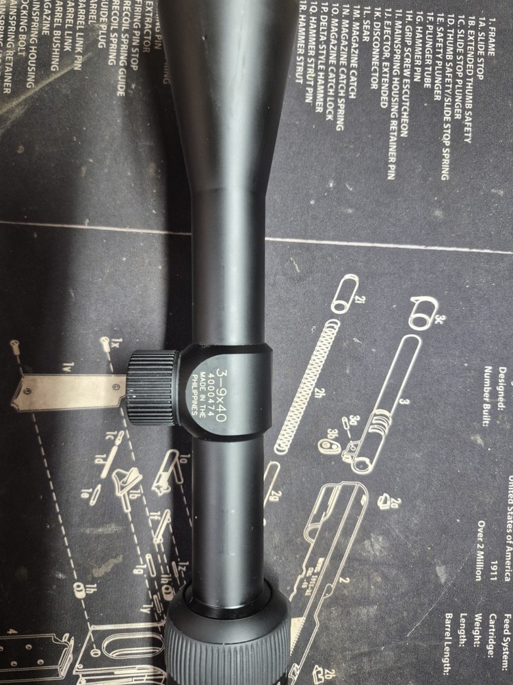 Tract 22 Fire 3-9x40 Scope. Impact Bdc Reticle.