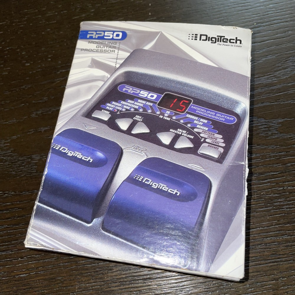PARTS ONLY CONDITION / DigiTech RP50 Modeling Guitar Processor