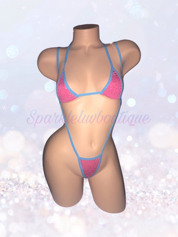Exotic Dancewear Rhinestone Sling