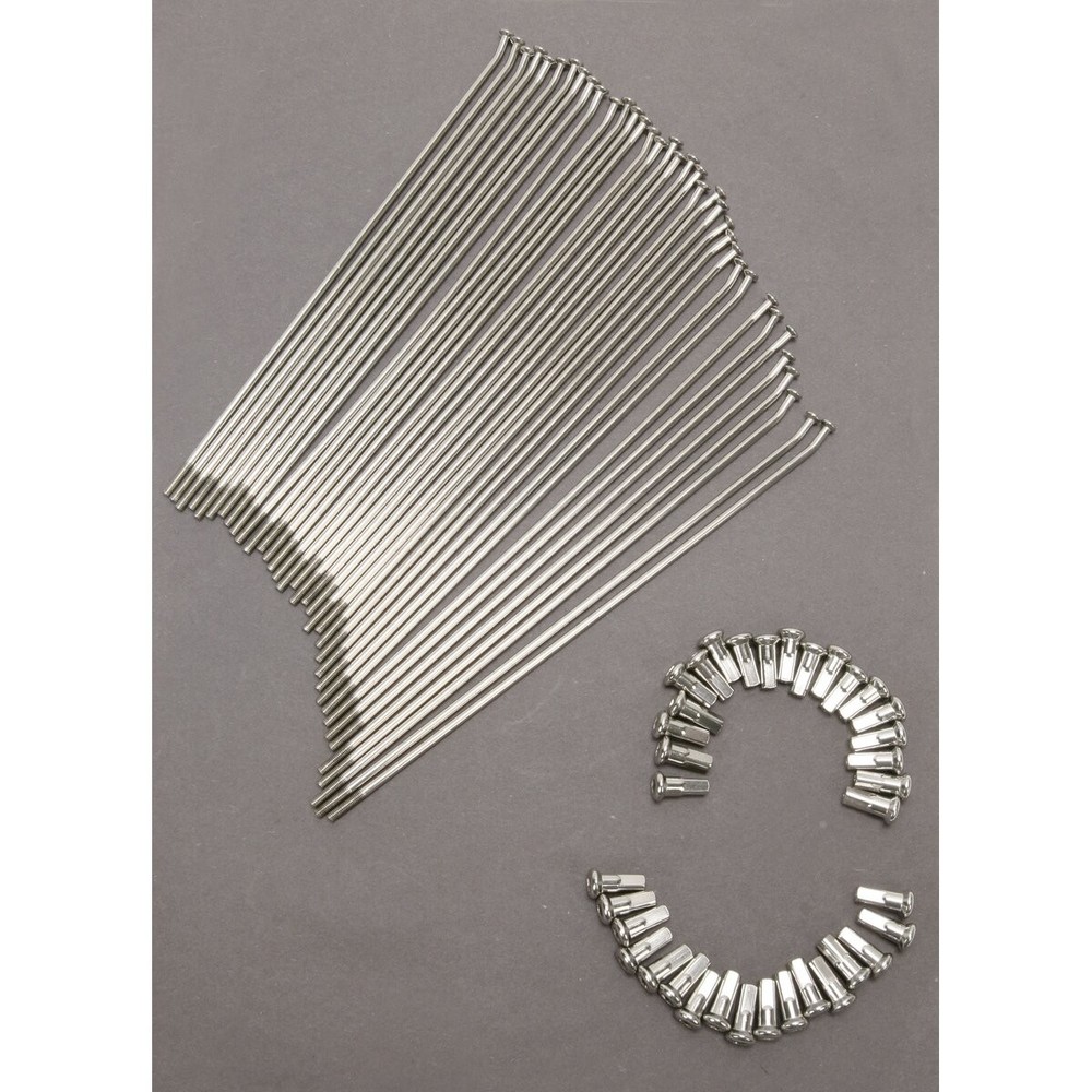 Moose Stainless Steel Spoke Set - 0211-0047