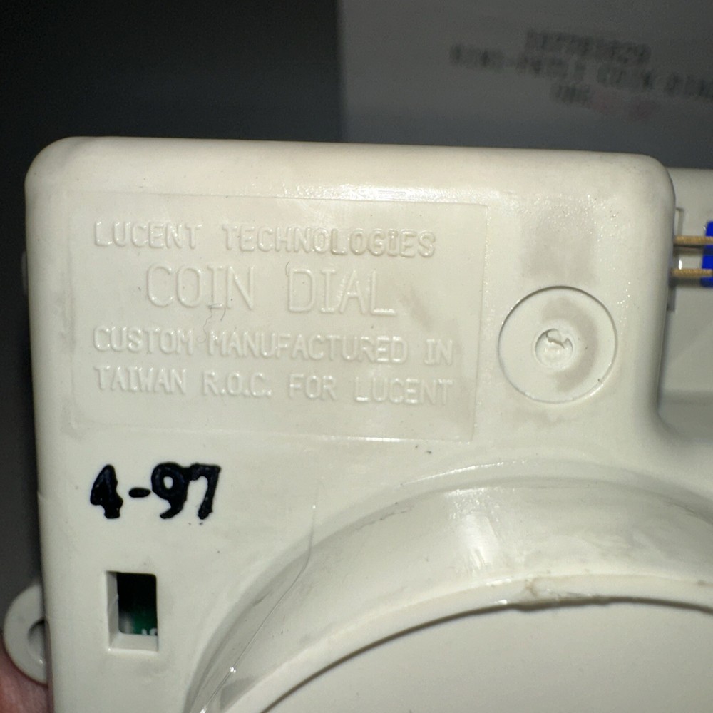 Lucent Tech Payphone Replacement Part: Number Pad / Keypad Hang Up Tongue