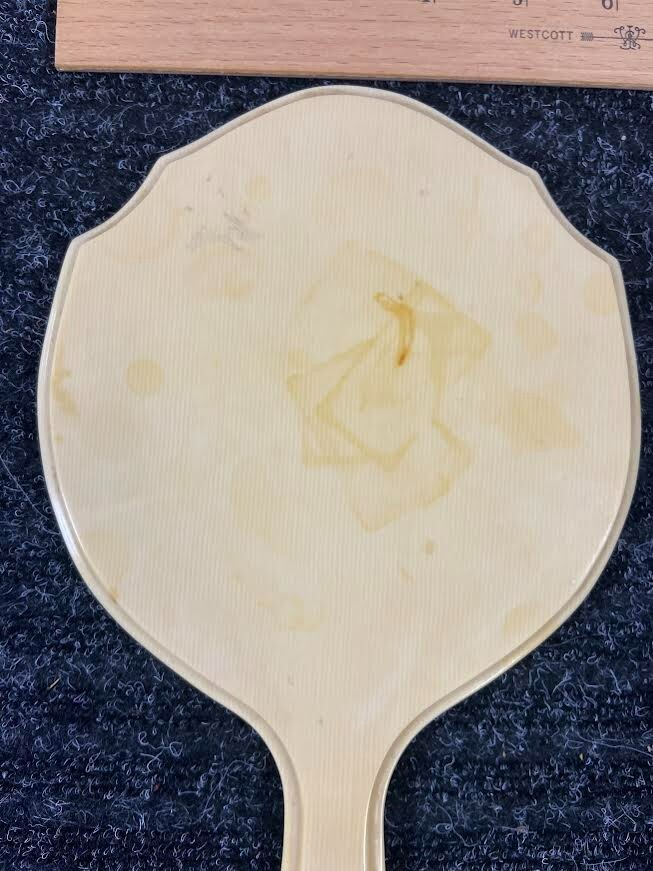 Vintage Art Deco Handheld Mirror